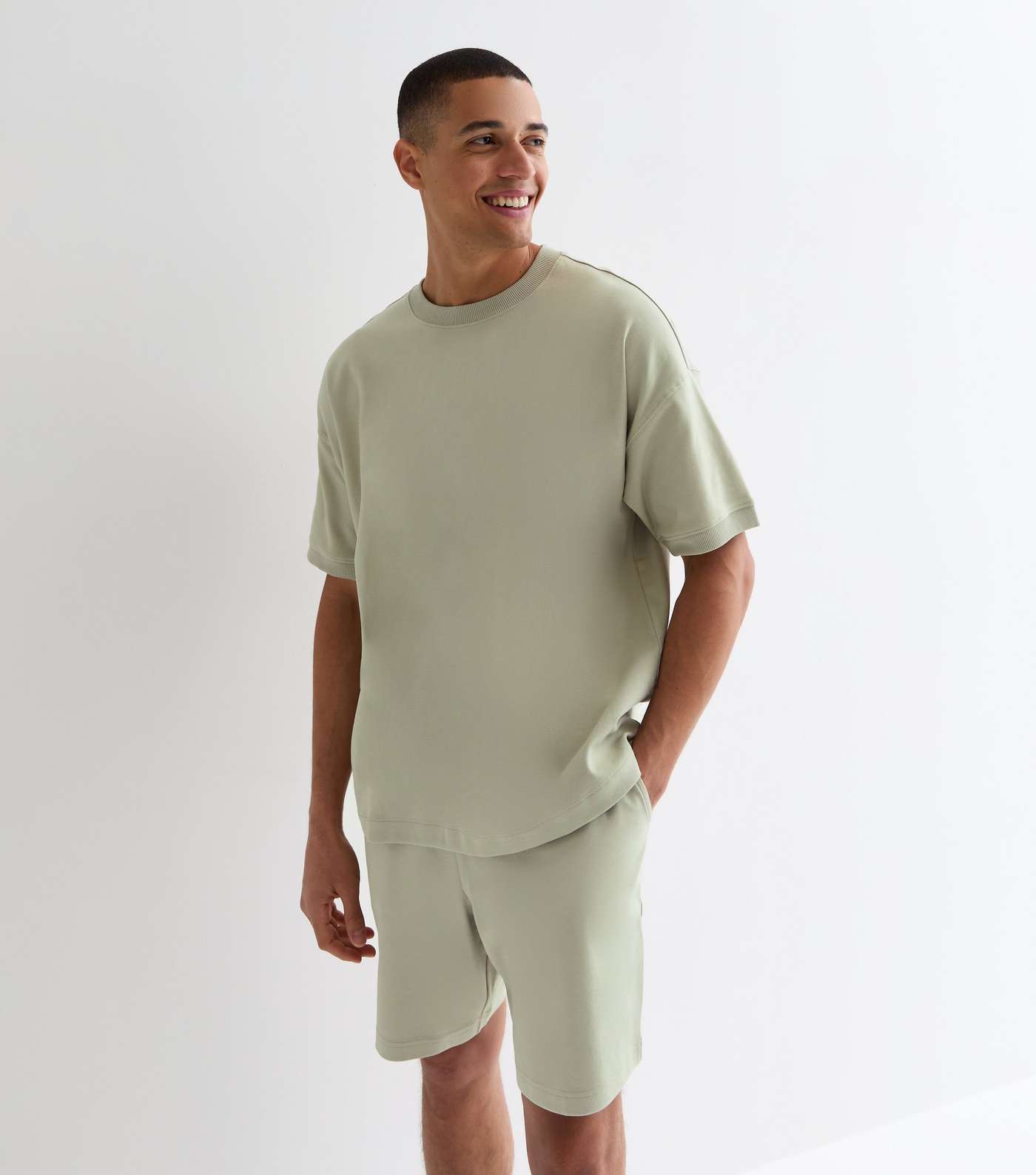 Light Green Premium Jersey Boxy T-Shirt Image 2