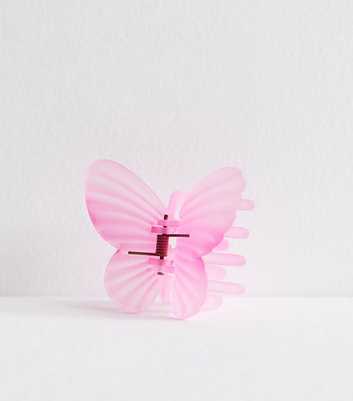 Pink Frosted Ombré Hair Claw Clip