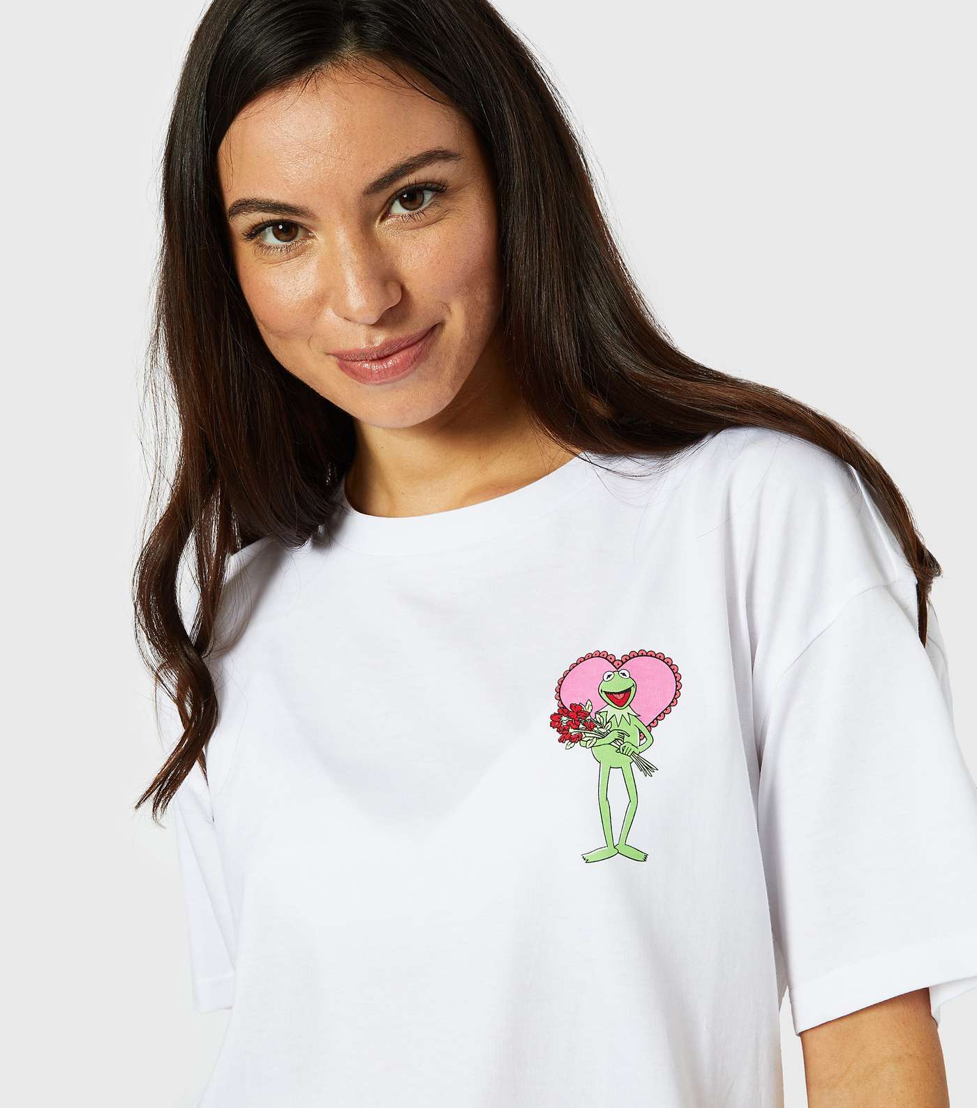 Skinnydip White Disney Kermit Logo T-Shirt Image 4