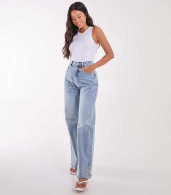 Pink Vanilla Blue High-Waisted Jeans 