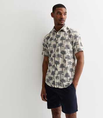 Only & Sons Off White Short Sleeve Shirt