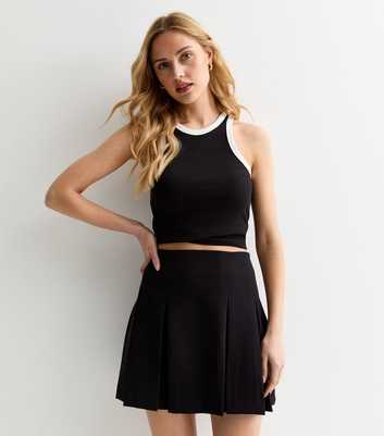Black Box Pleated Mini Skirt