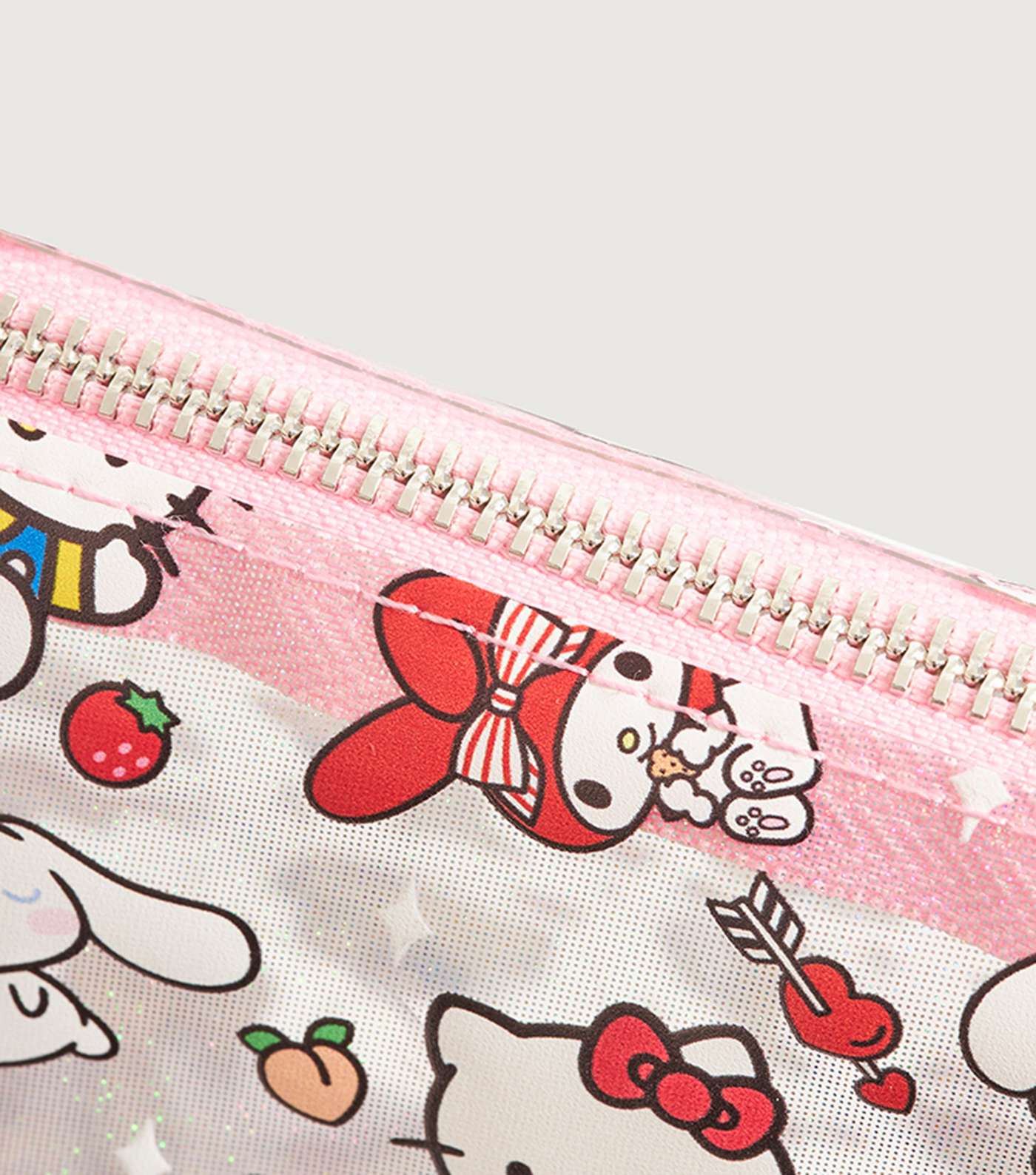 Skinnydip Red Hello Kitty Shimmer Wash Bag Image 5