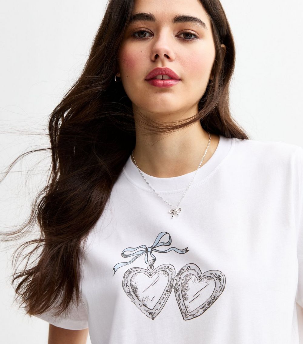 White Heart Locket T