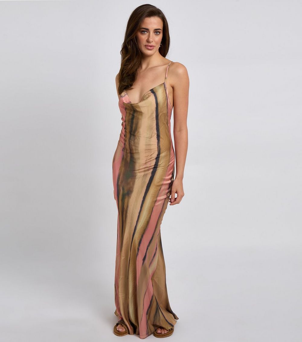 Urban Bliss Pink Tie Dye Maxi Dress
