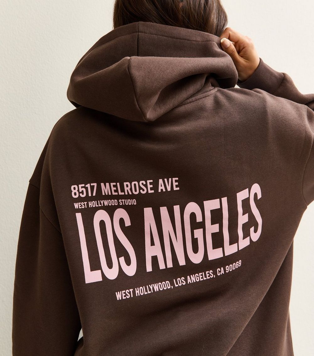 Brown Los Angeles Hoodie