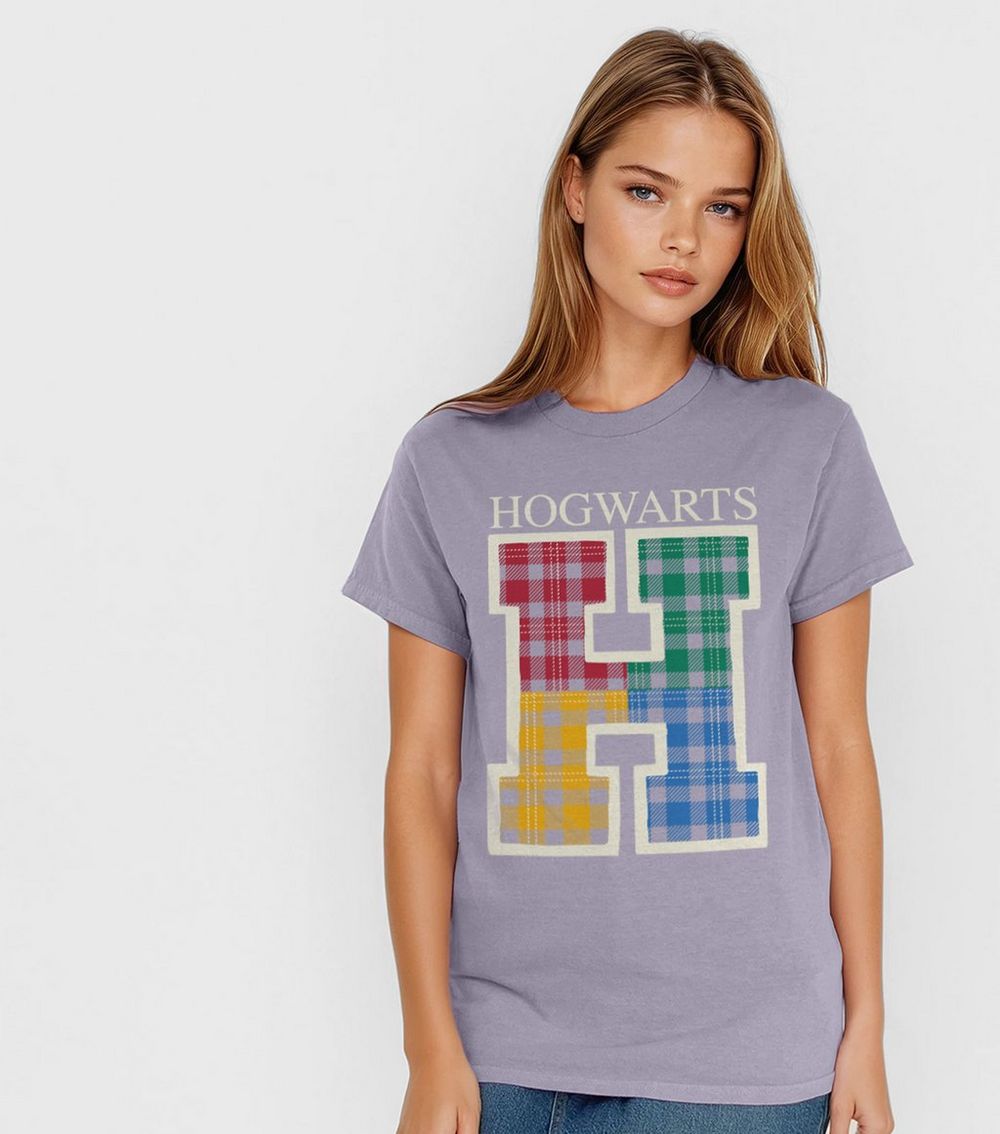 Brands In Purple Harry Potter Hogwarts Print T