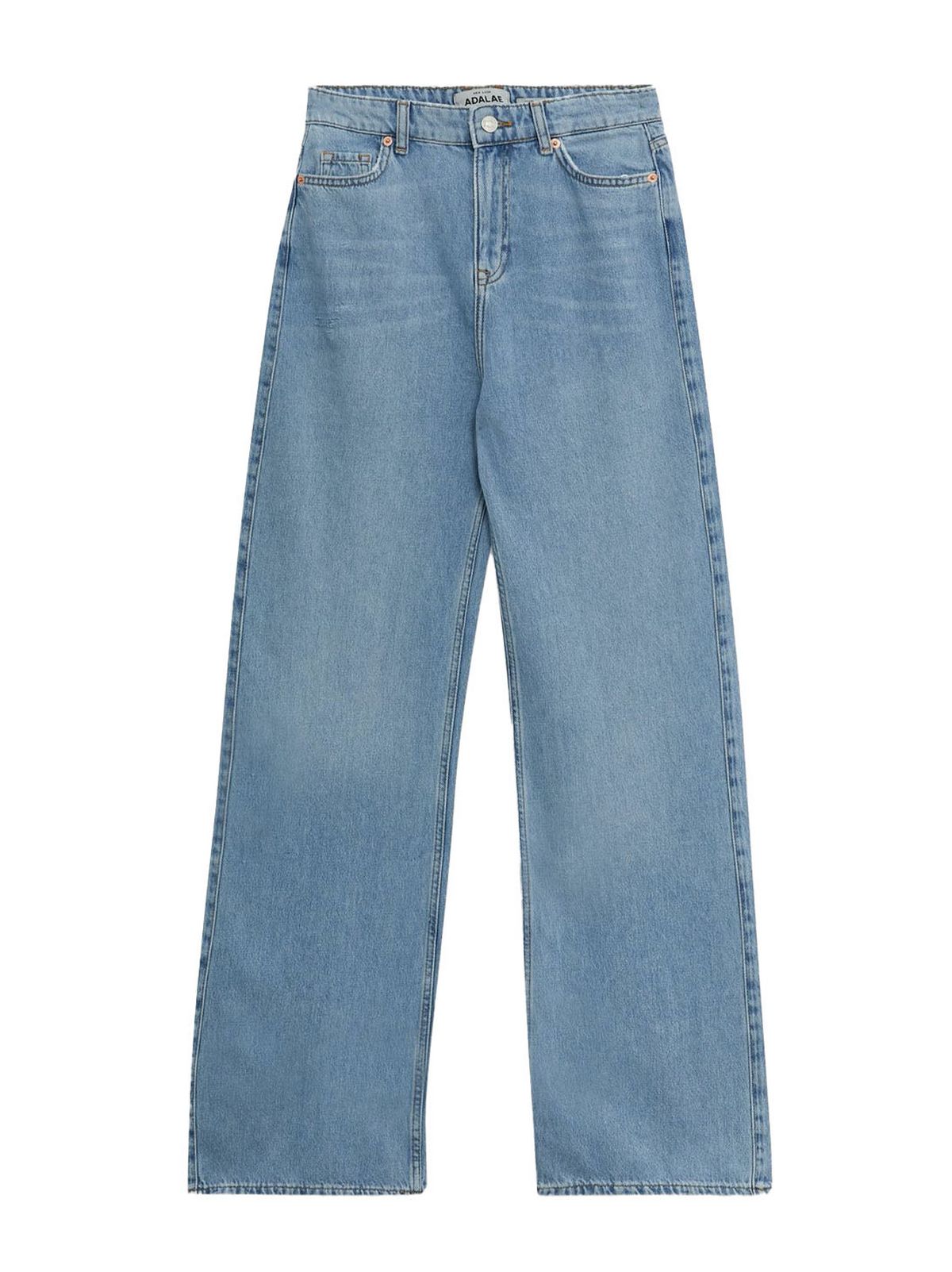 pale blue high waist 90s adalae wide leg jeans