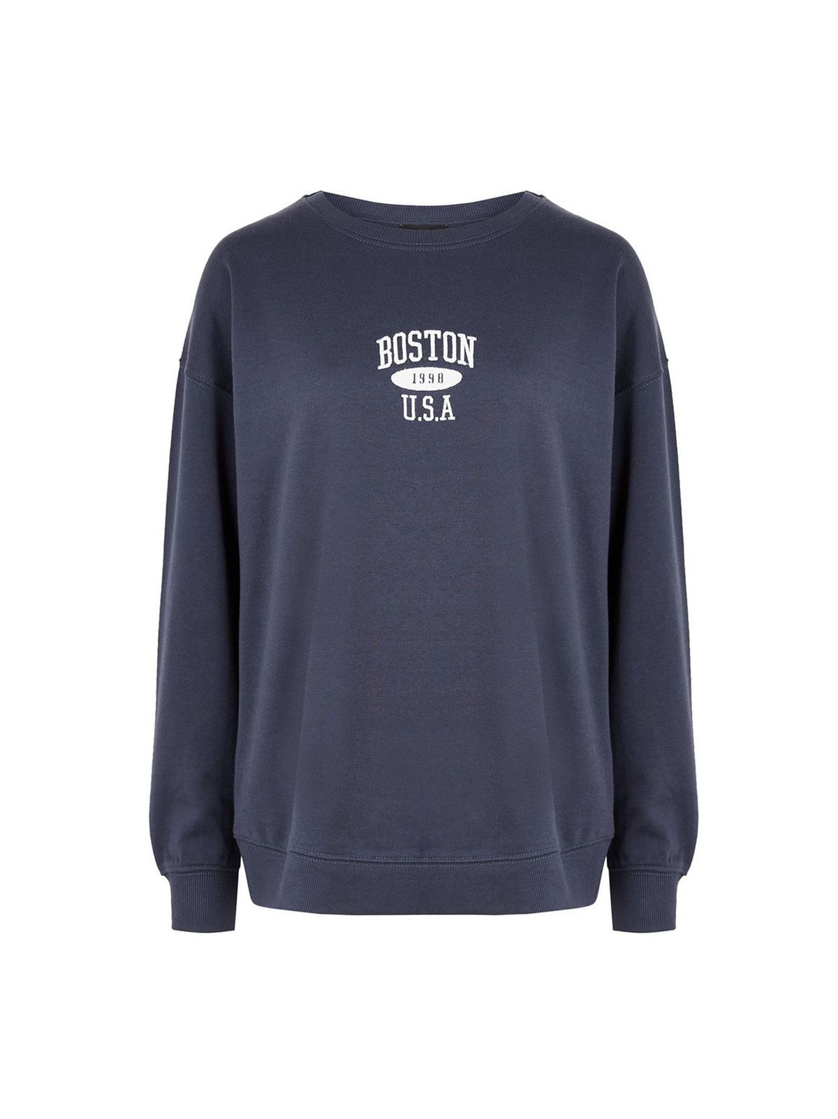Navy Boston USA Logo Sweatshirt
