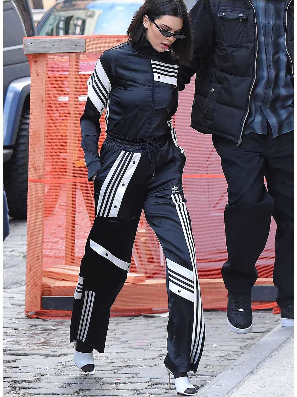 Kendall orange cheap adidas jacket