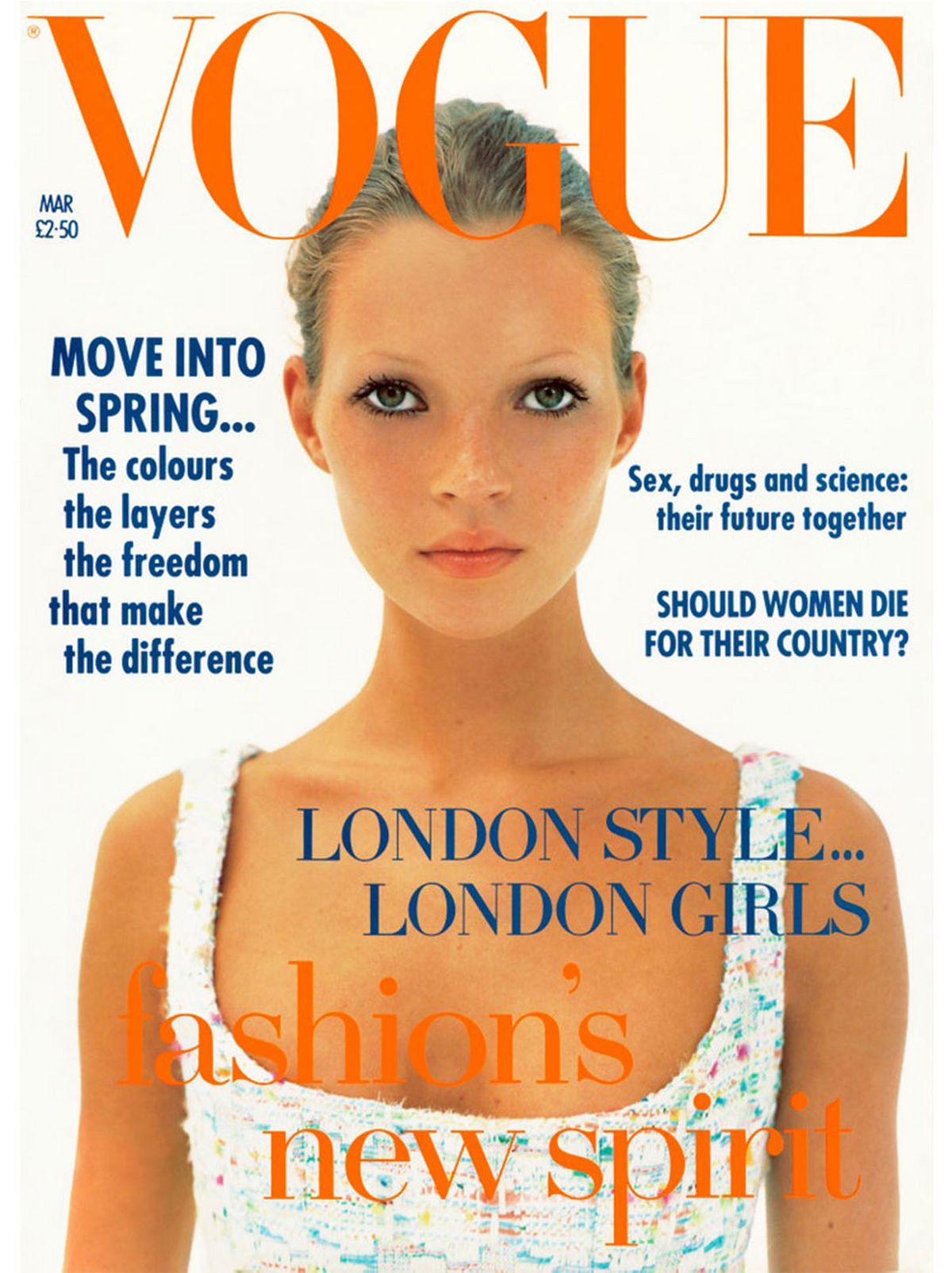 43 Times Kate Moss Appeared on the Cover of British Vogue | New