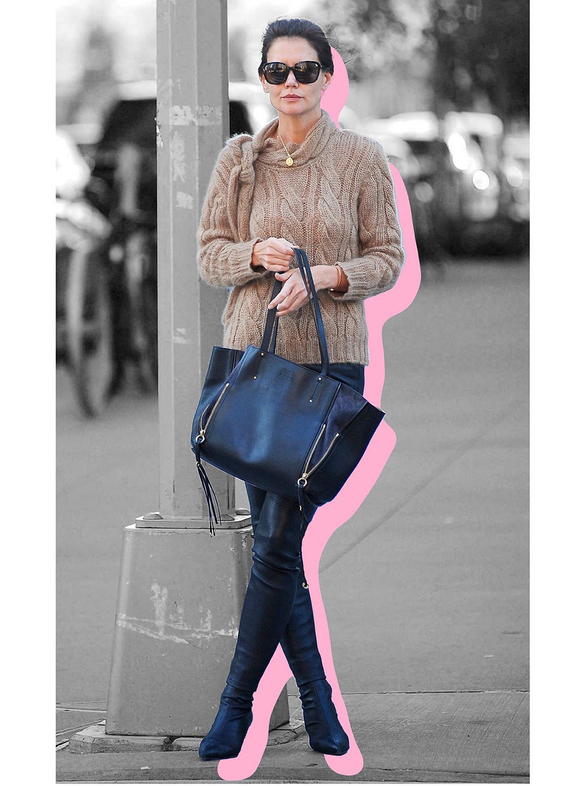 How Celebs Are Styling Leather leggings