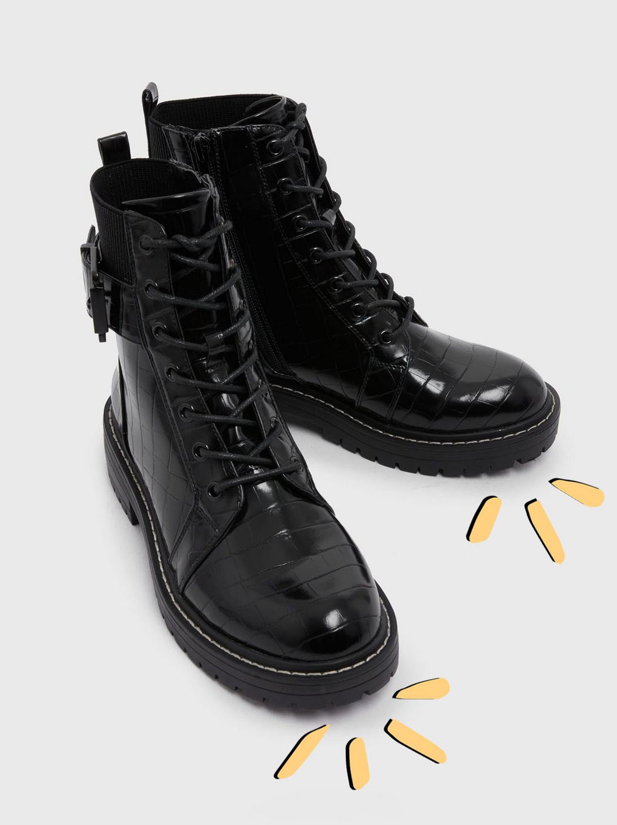 new look military boots