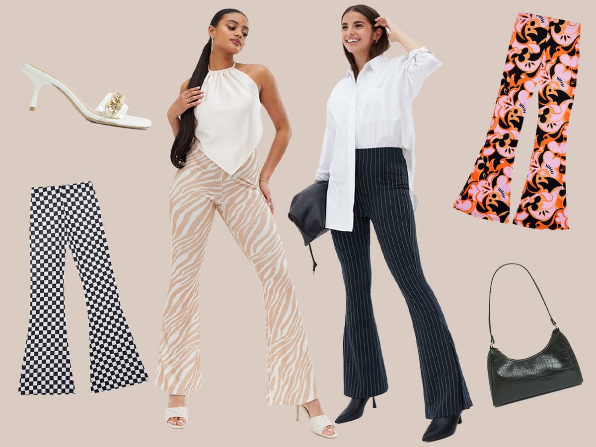 4 Ways to Wear Printed Flares