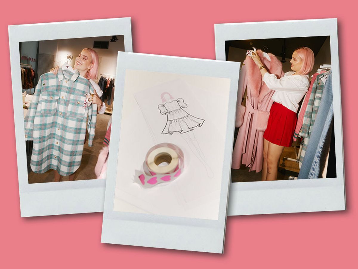 Anne-Marie clothing collection design process