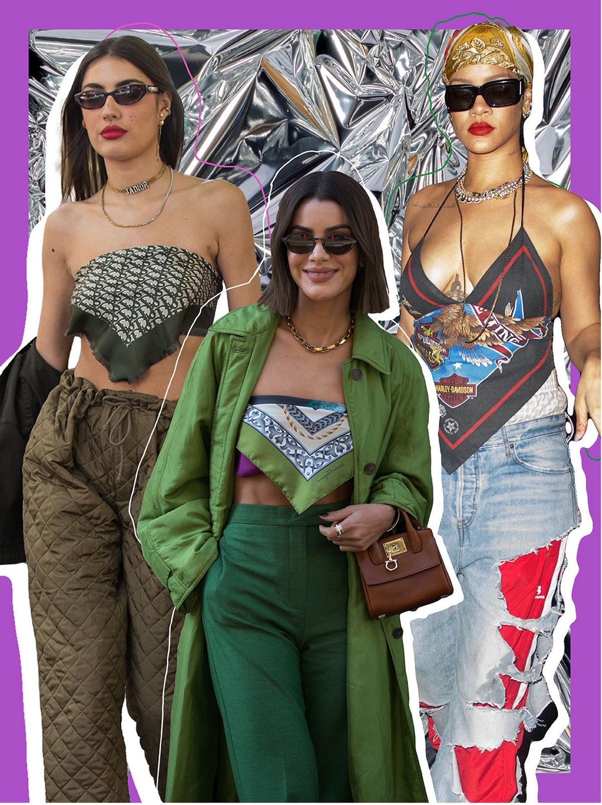 Hanky hem tops party outfits