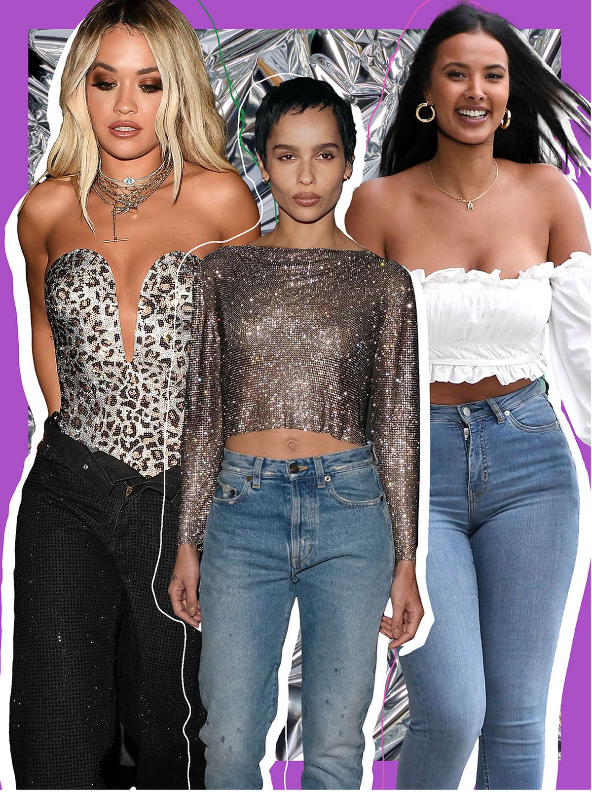 Jeans and a nice top party outfits