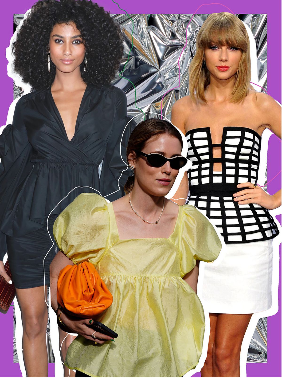 Peplum tops and dresses party outfits