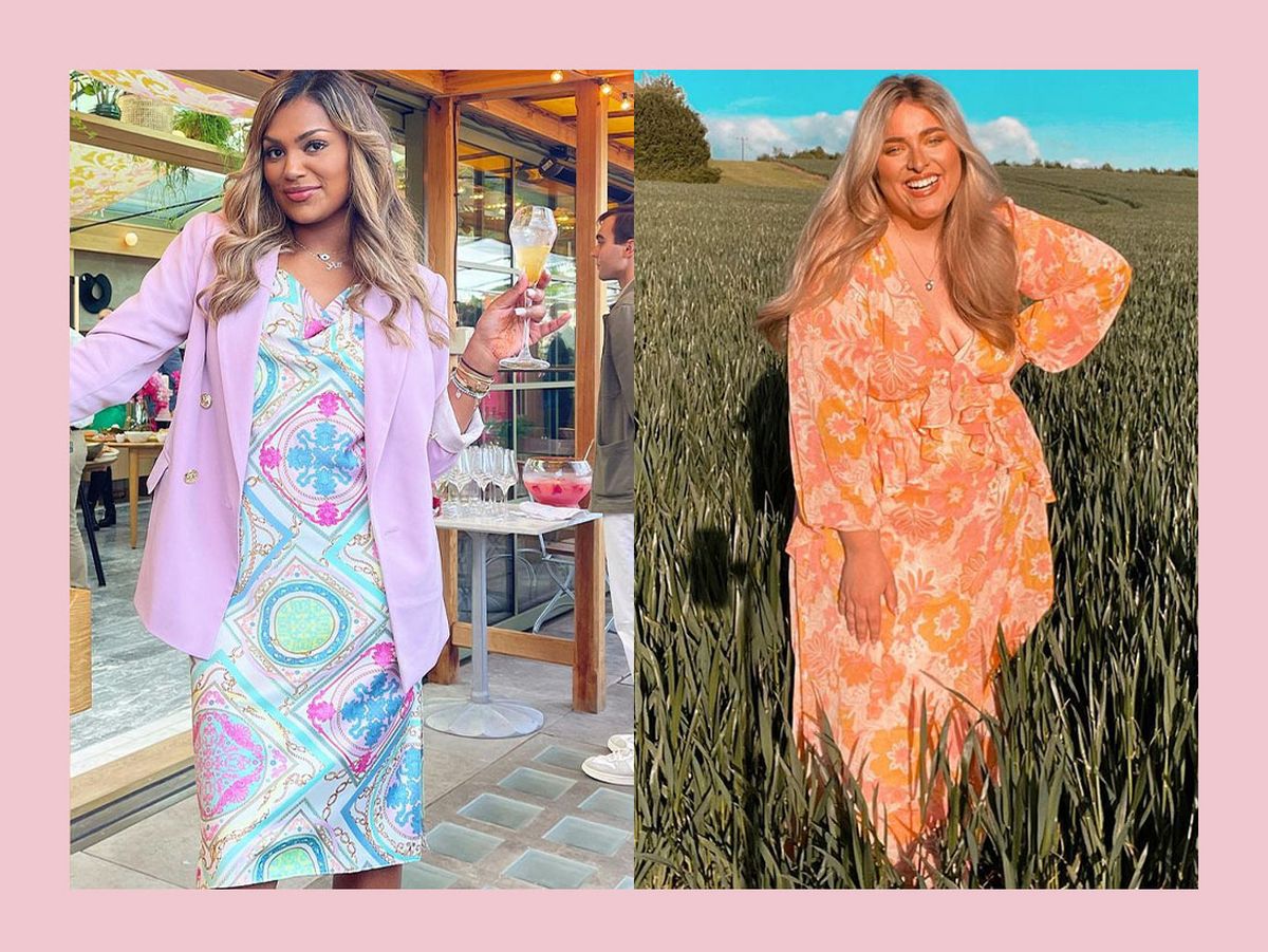 How You've Been Styling Gemma Collins x New Look. A collage of different women posing in dresses in fields & bars.