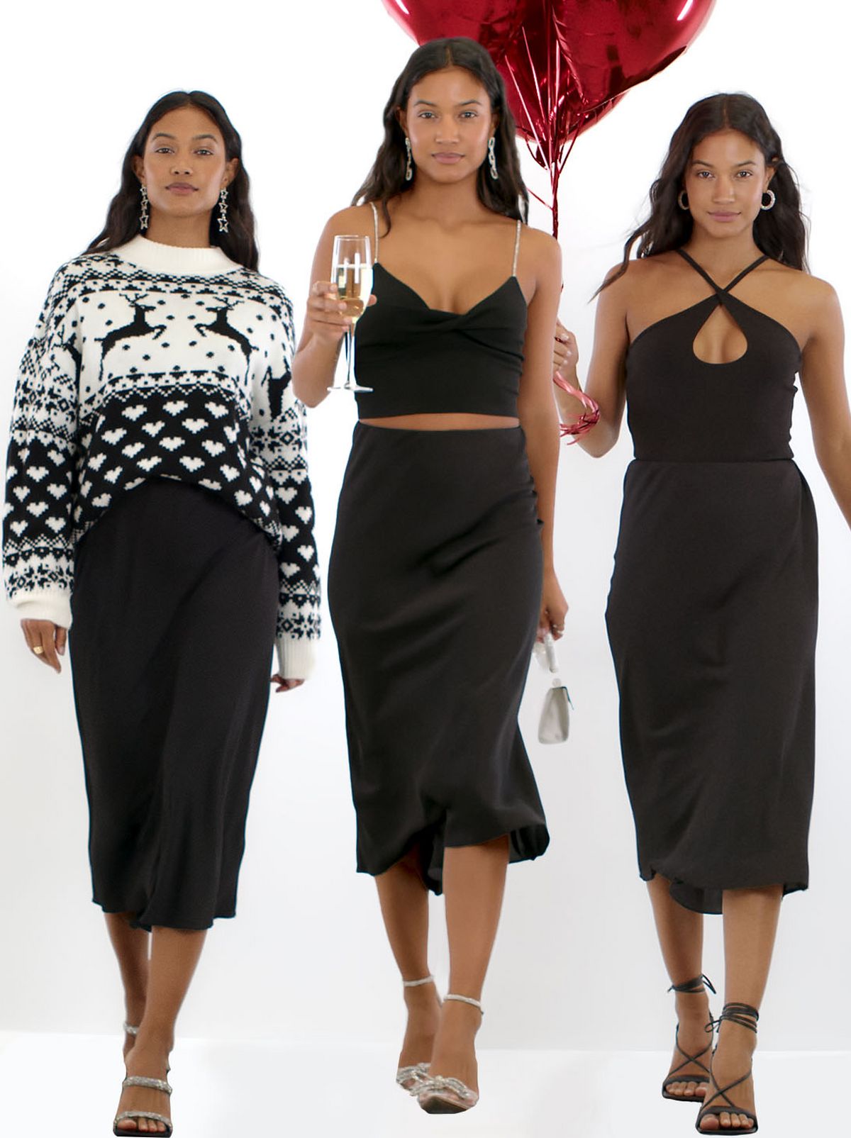 How To Style Our Black Satin Midi Skirt for Every Plan and Season New Look UK