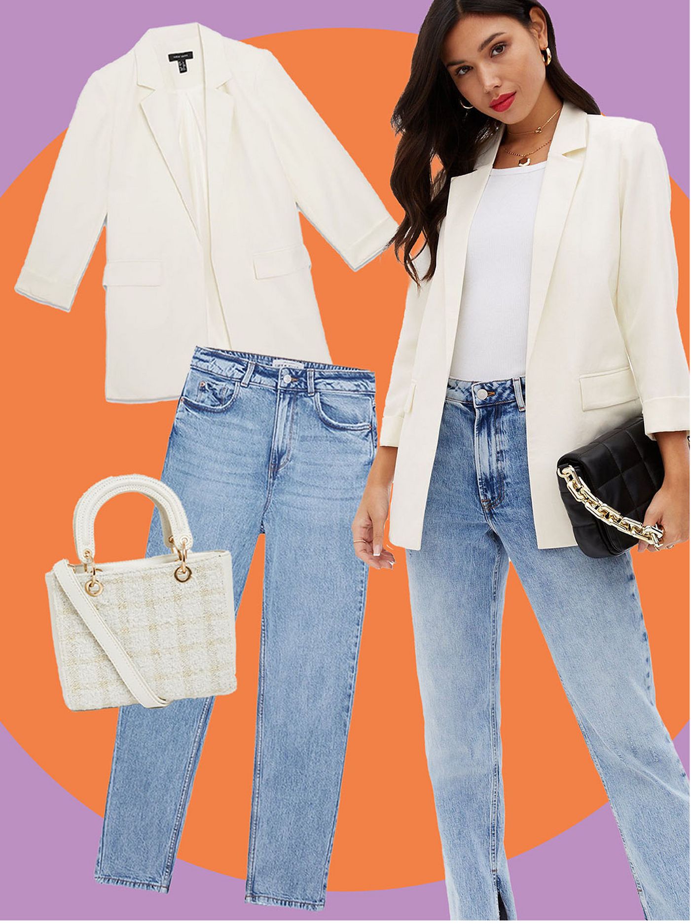 3 Ways to Wear a Cream Blazer New Look UK