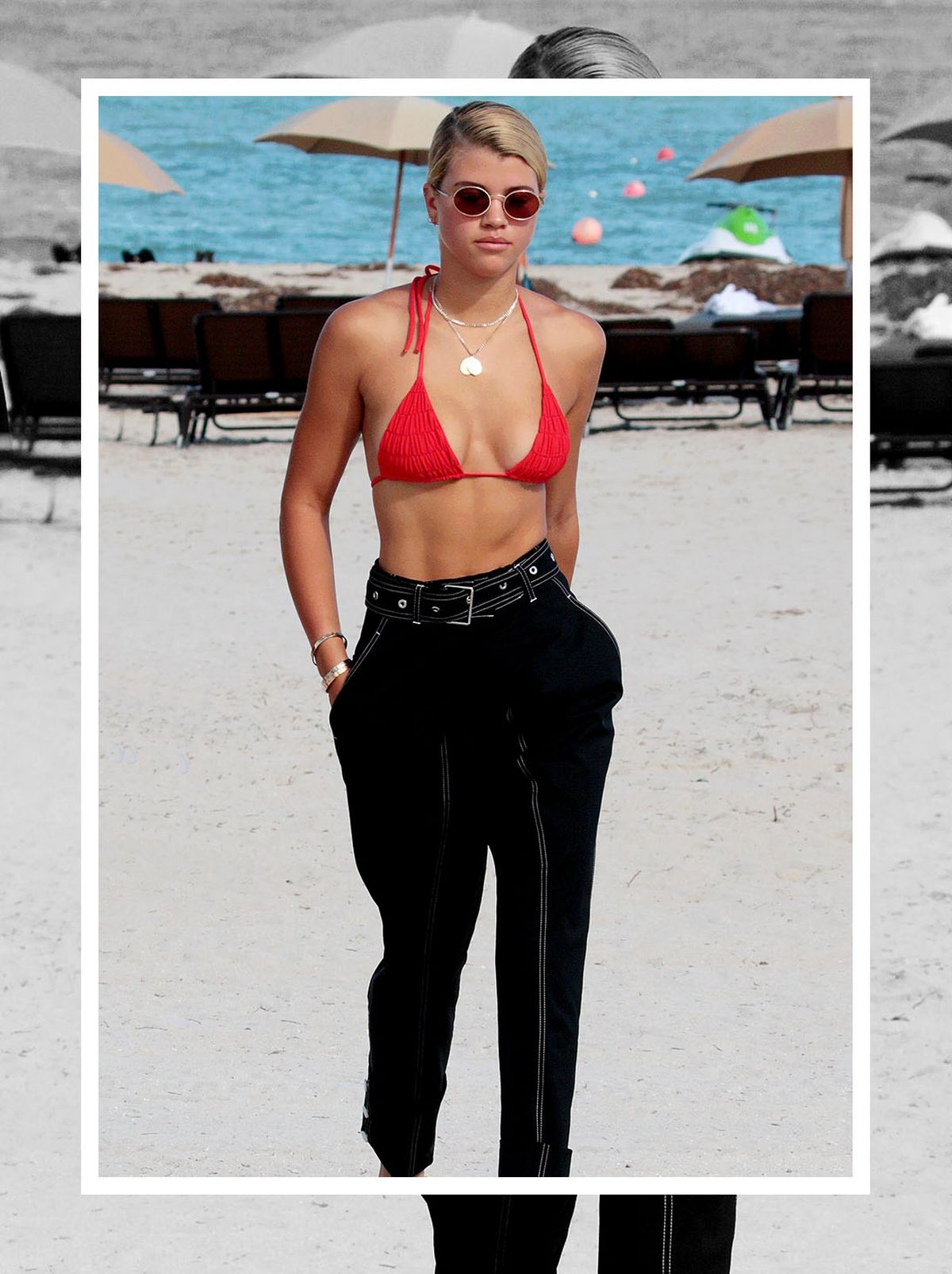 Sofia Richie Holiday Outfit