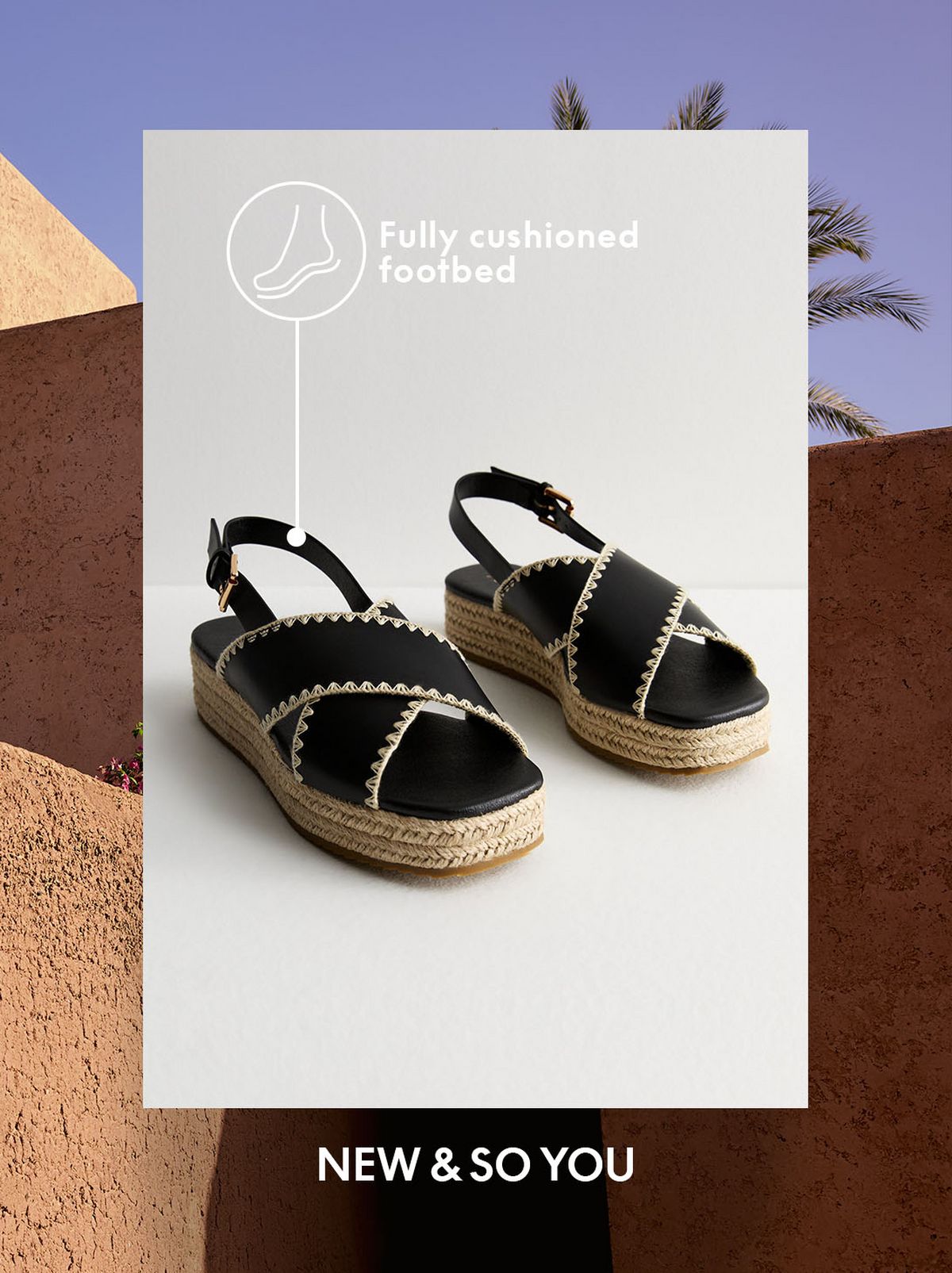 Black Espadrille Sandals