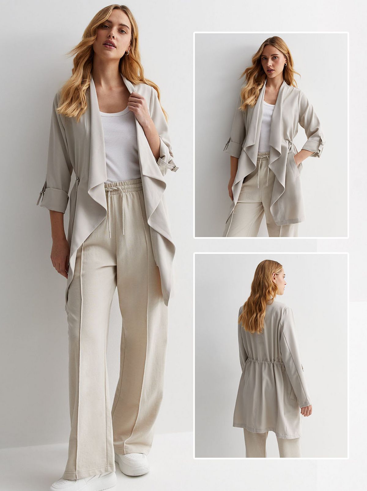 Stone waterfall coat