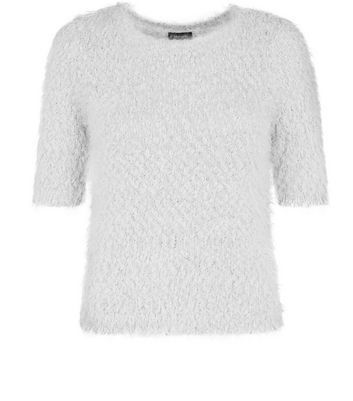 cream short sleeve jumper