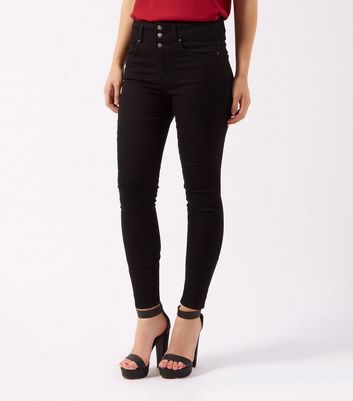 new look ladies black jeans