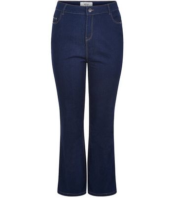 navy bootcut jeans