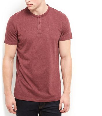 Grandad collar t shirt sale