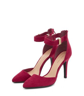 new look maroon heels