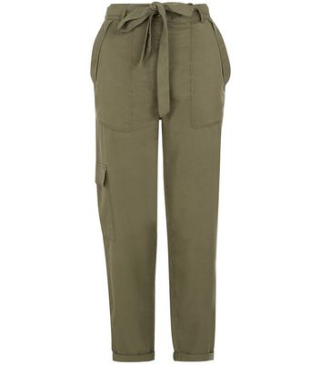 womens khaki utility trousers