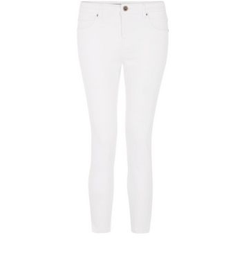 new look white jeans