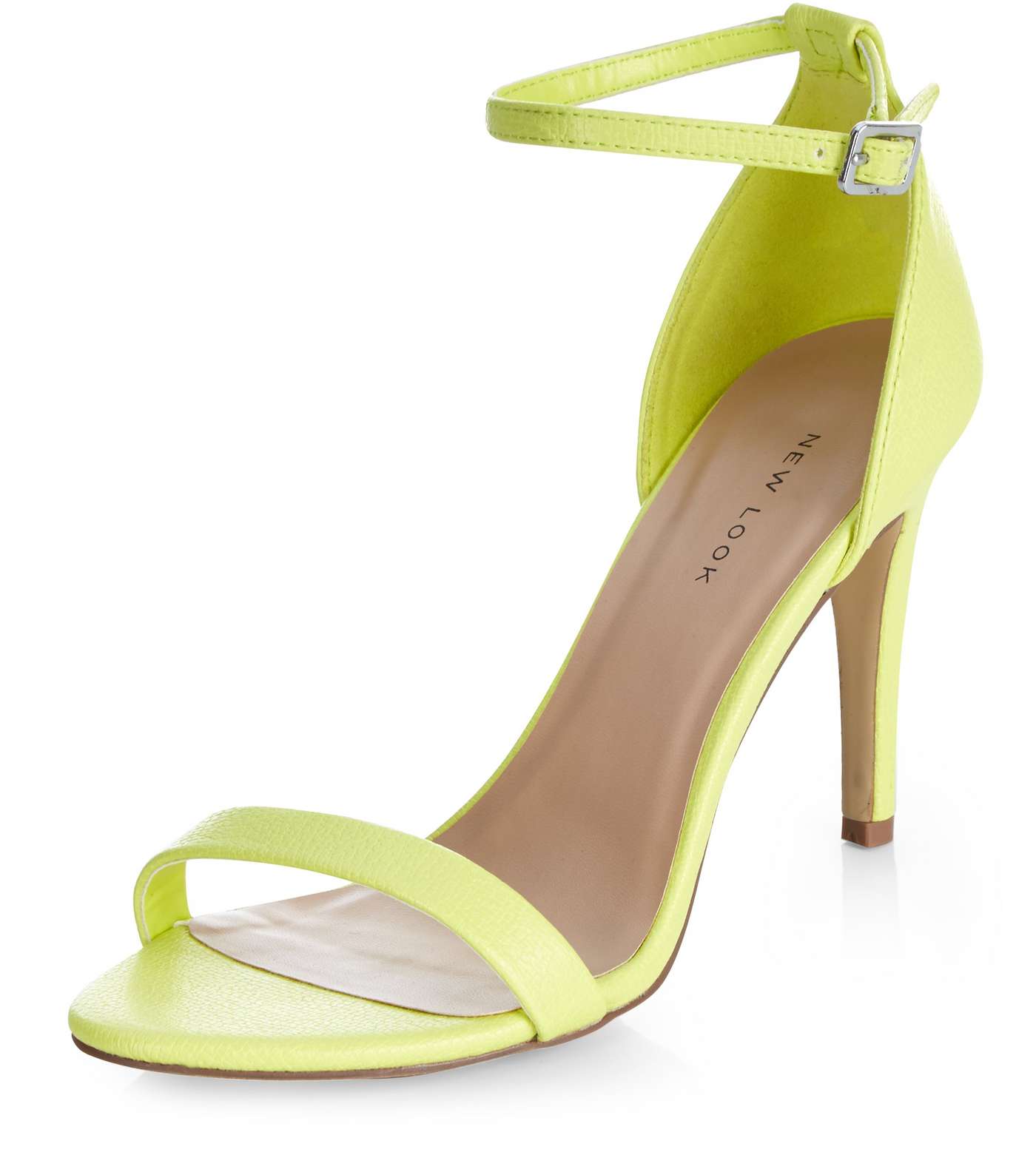 Lime Green Ankle Strap Heels 