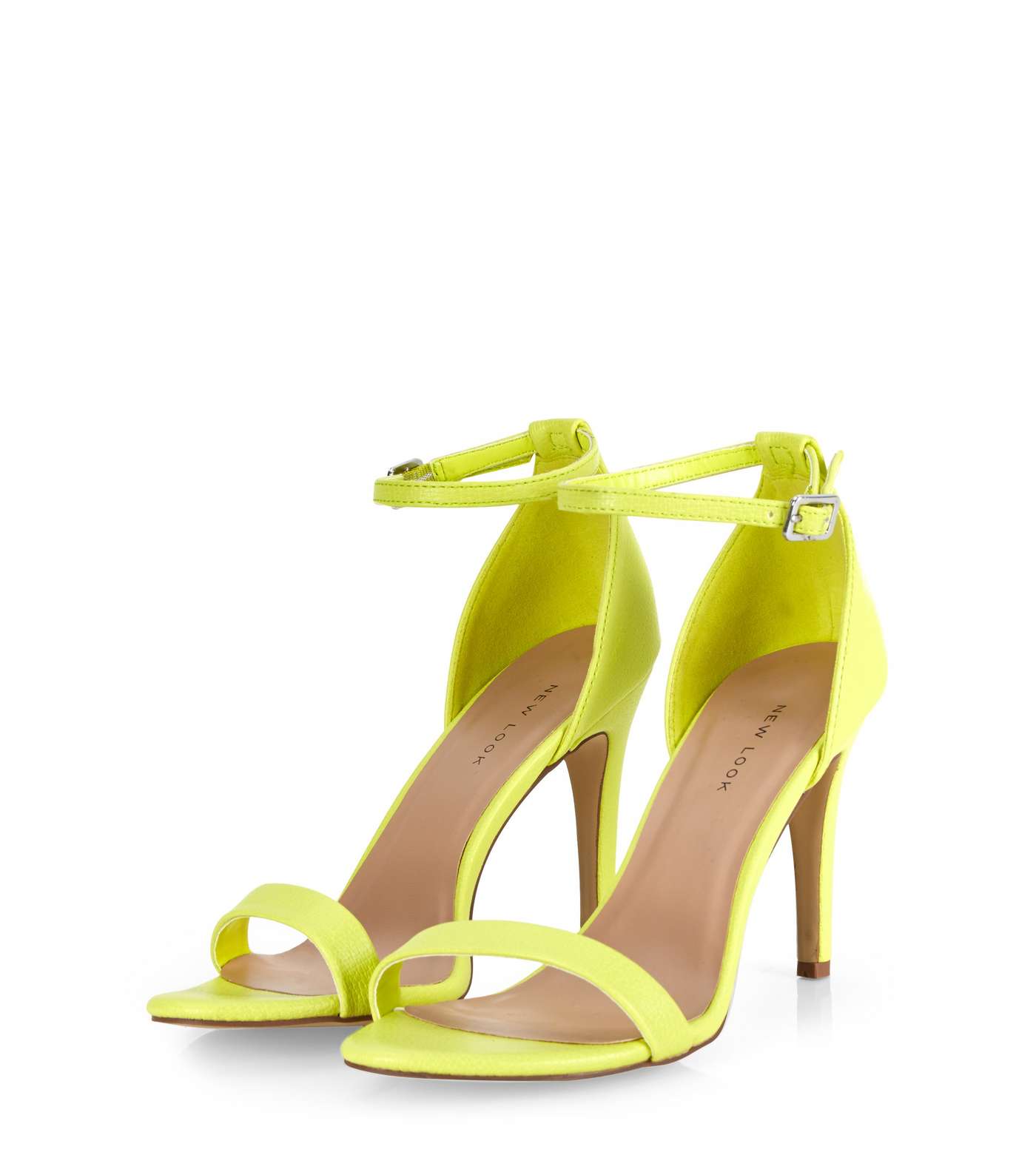 Lime Green Ankle Strap Heels  Image 3