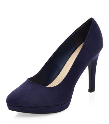 new look navy shoes