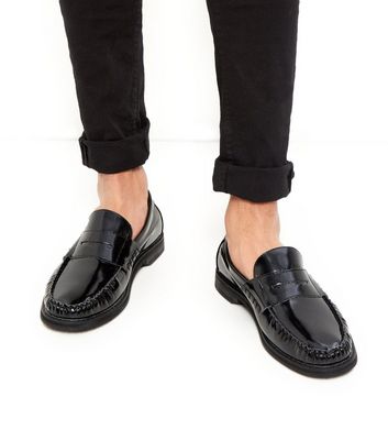Black Penny Loafers | New Look