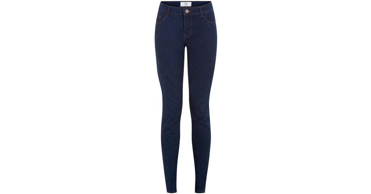 Dark Blue Skinny Jeans | New Look