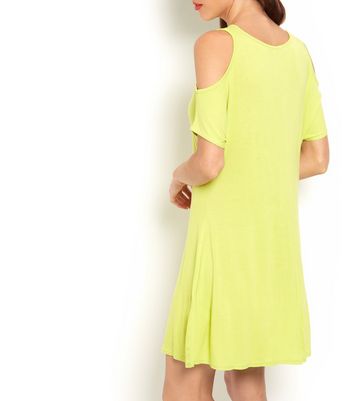 lime green swing dress