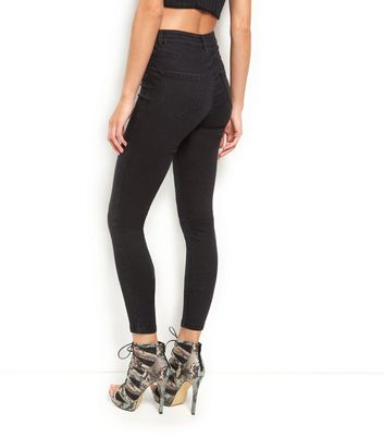 black disco jeans