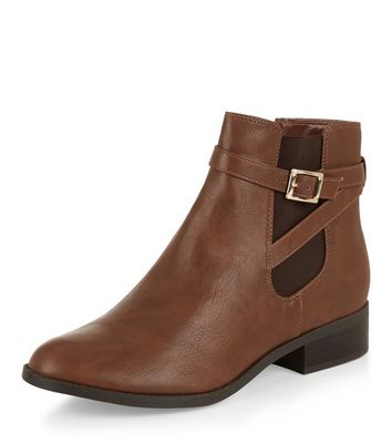 new look tan chelsea boots