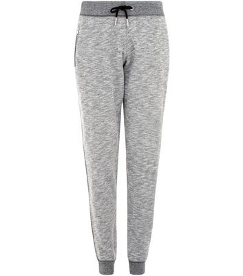 grey joggers new look