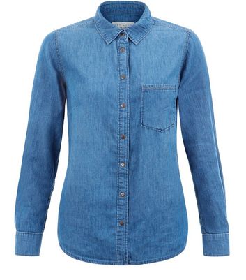petite denim shirt