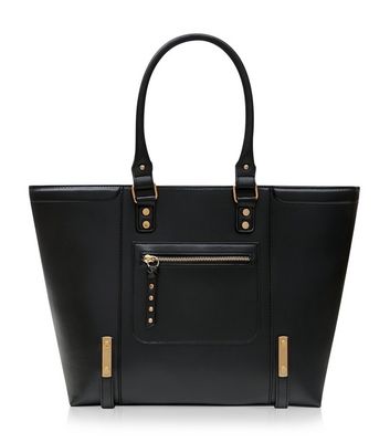 structured black bag