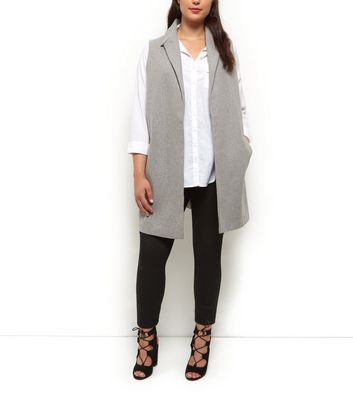 plus size grey jacket