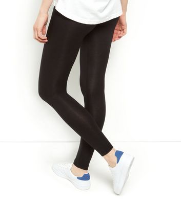 Black Extra Long Leggings | New Look