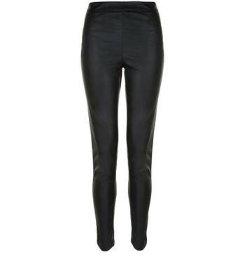 new look coated jeggings