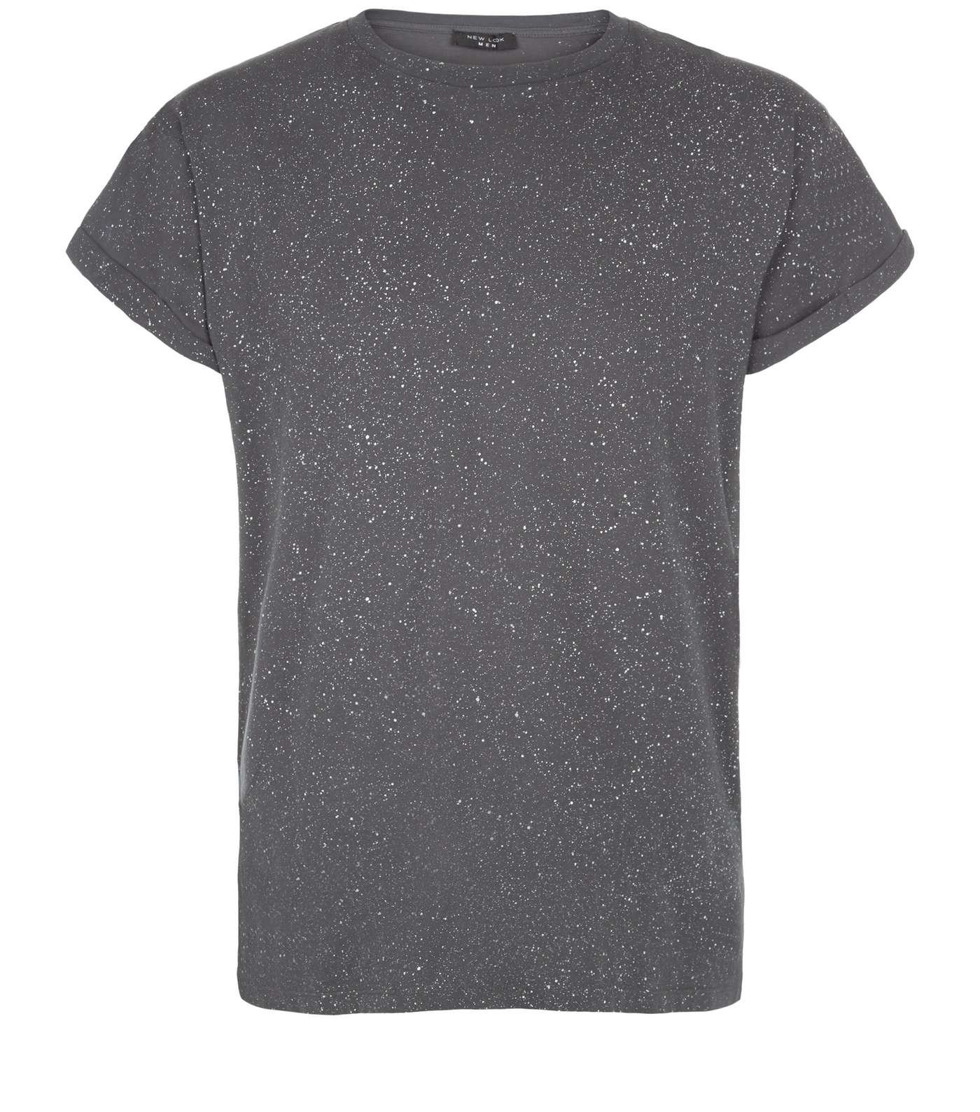 Dark Grey Spray Wash T-Shirt Image 4